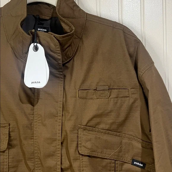 NWT PRANA Women’s palisades ripstop jacket Rich Earth Size Small - Picture 3 of 12